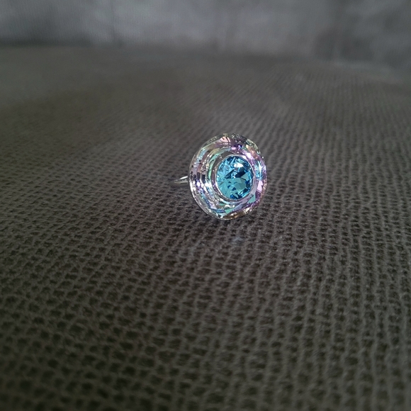 Sterling Silver🤍 Spherical Crystal  Ring💍 - NWOT - Picture 13 of 16